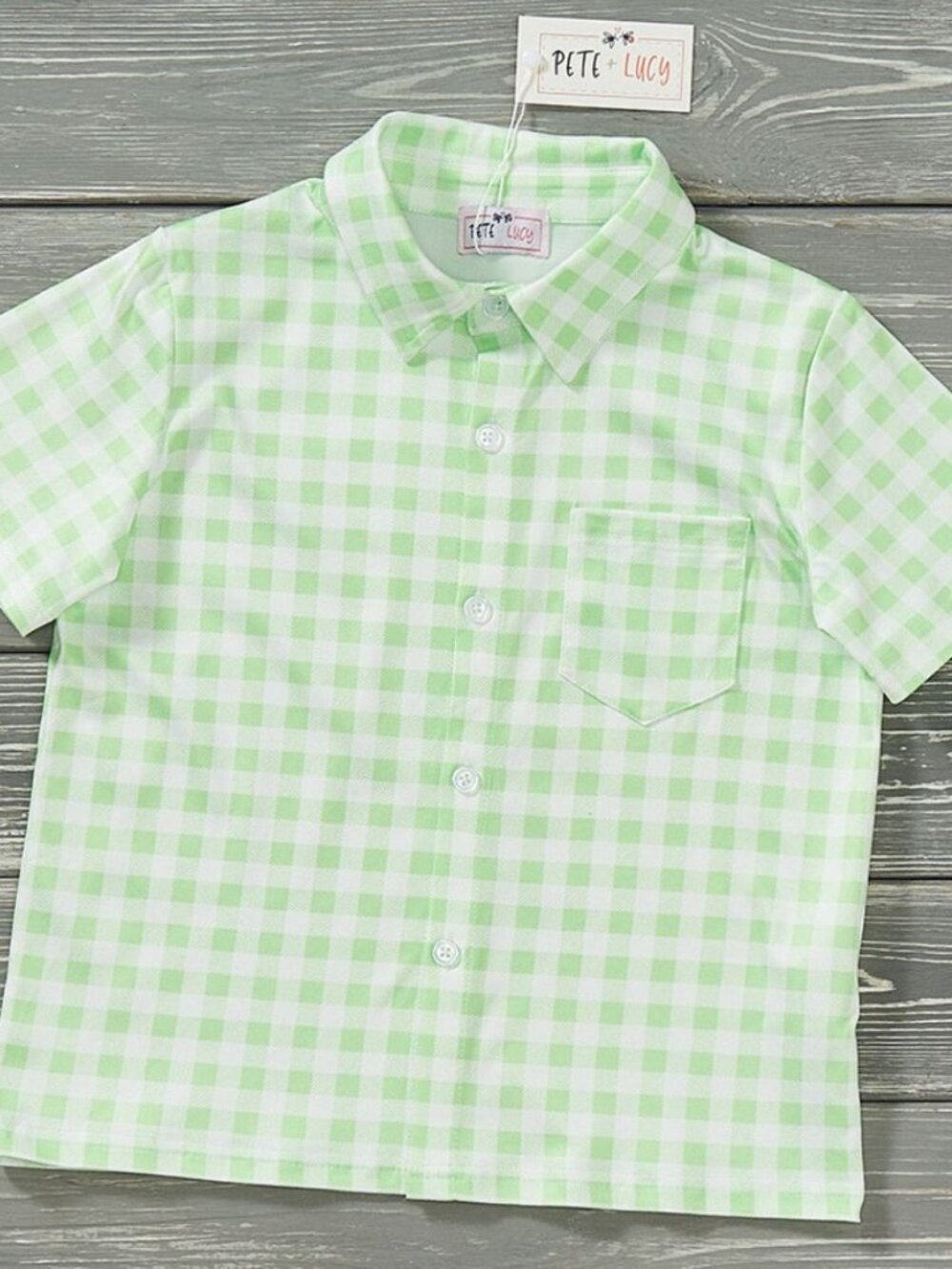 Blushing Peonies Button Shirt